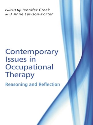 cover image of Contemporary Issues in Occupational Therapy